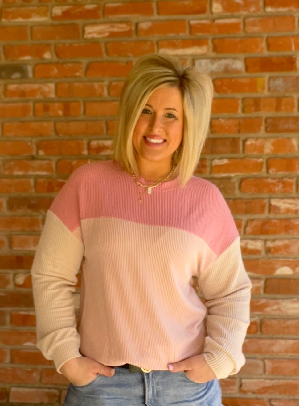 Pink Color Block