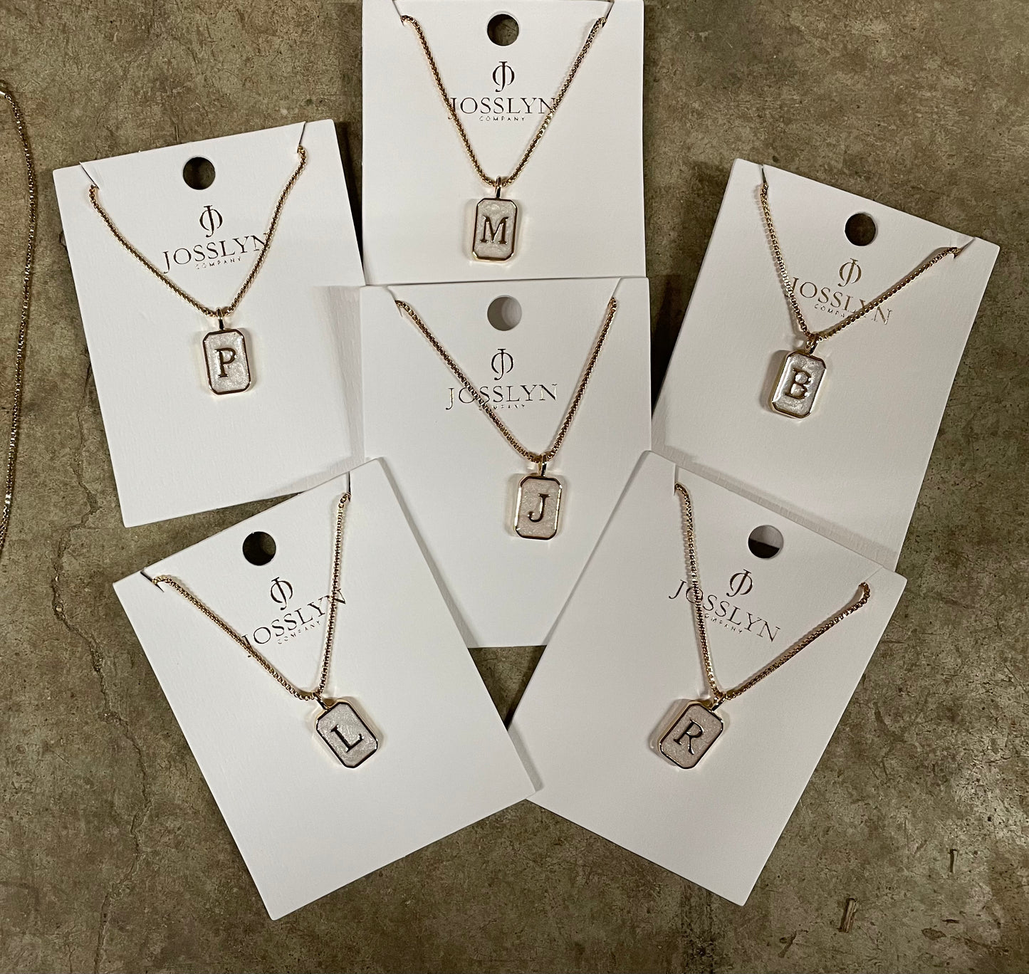 Pearl Initial Gold Necklace