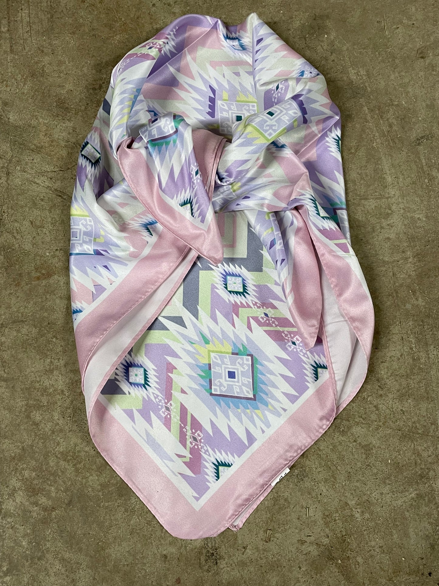 Pastel Aztec Neck Scarf